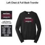 Marengo 001 Girls Soccer Regional Champions Adult Crewneck Sweatshirt