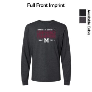 Marengo Softball 01 Conference Champions Adult Long Sleeve T-Shirt