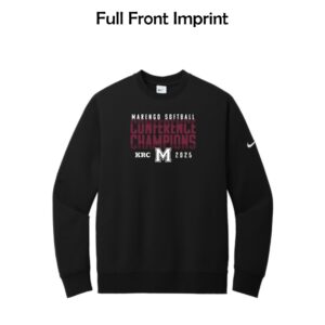 Marengo Softball 01 Conference Champions Adult Nike Crew
