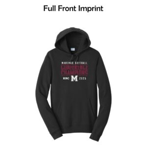 Marengo Softball 01 Conference Champions Adult Hooded Sweatshirt