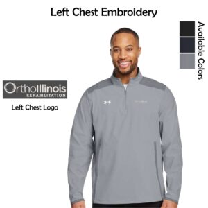 OrthoIllinois Rehabilitation Under Armour Long Sleeve Half-Zip
