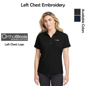 OrthoIllinois Rehabilitation Ladies Nike Performance Polo