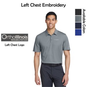 OrthoIllinois Rehabilitation Nike Dri-FIT Embossed Tri-Blade Polo