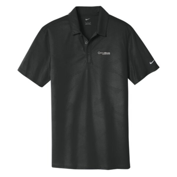 OrthoIllinois Rehabilitation Nike Dri-FIT Embossed Tri-Blade Polo - Image 2