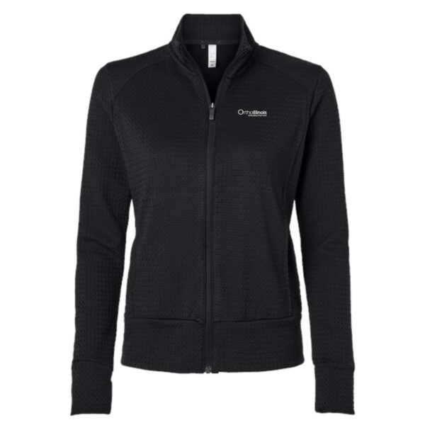 OrthoIllinois Rehabilitation Ladies Adidas Full-Zip Jacket - Image 2