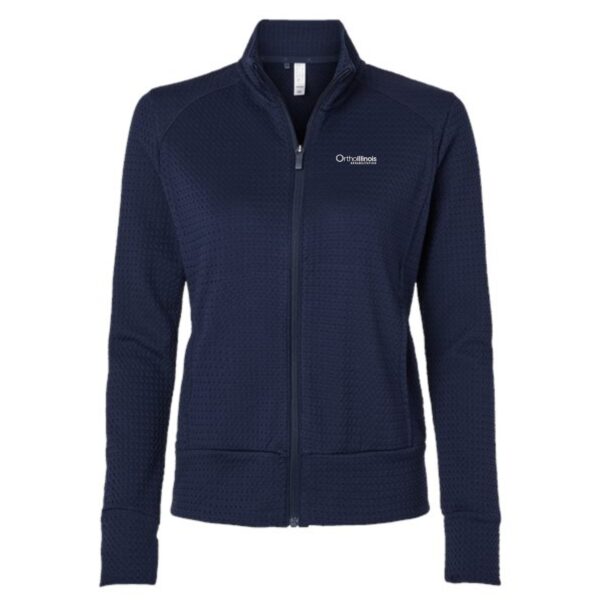 OrthoIllinois Rehabilitation Ladies Adidas Full-Zip Jacket - Image 3