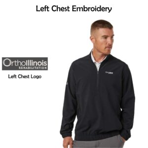 OrthoIllinois Rehabilitation Adidas Half-Zip Pullover
