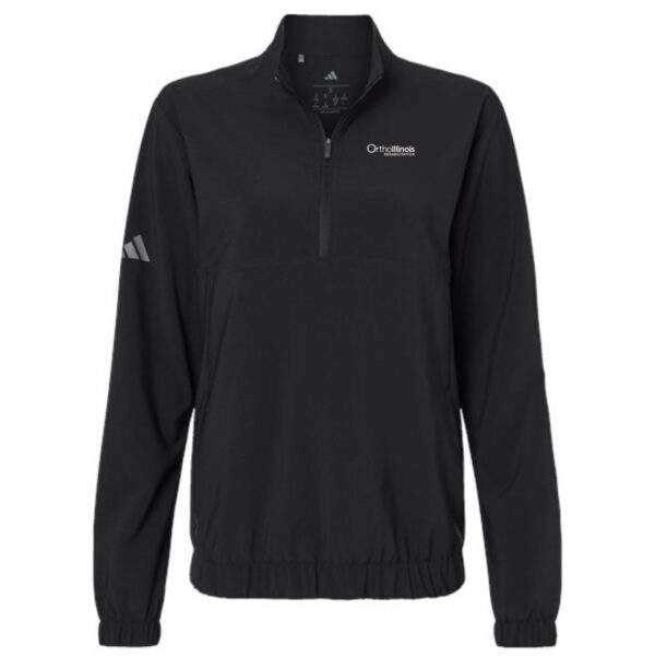 OrthoIllinois Rehabilitation Ladies Adidas Half-Zip Pullover - Image 2