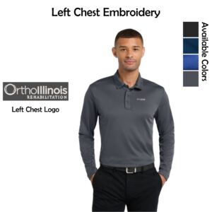 OrthoIllinois Rehabilitation Performance Long Sleeve Polo