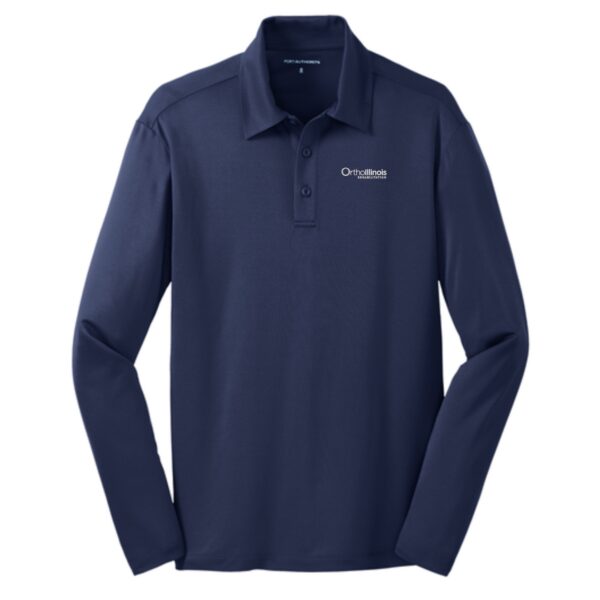 OrthoIllinois Rehabilitation Performance Long Sleeve Polo - Image 3