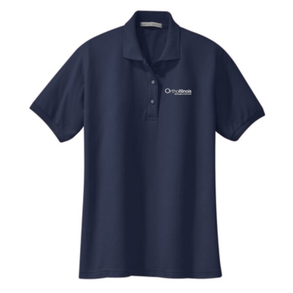 OrthoIllinois Rehabilitation Ladies Silk Touch Polo - Image 3