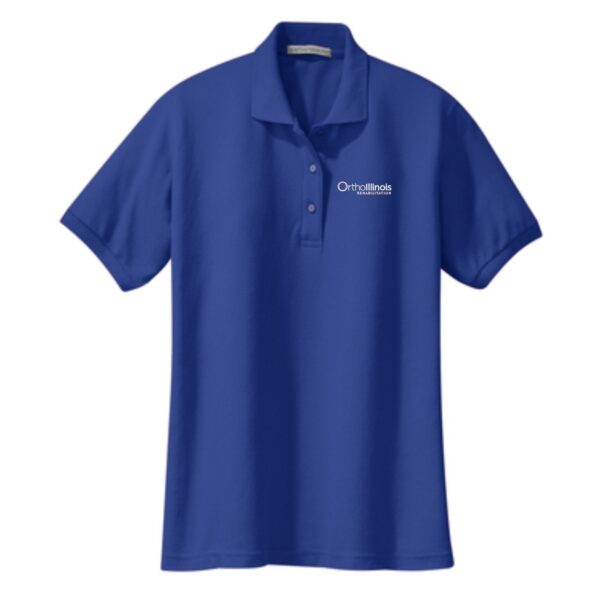 OrthoIllinois Rehabilitation Ladies Silk Touch Polo - Image 4