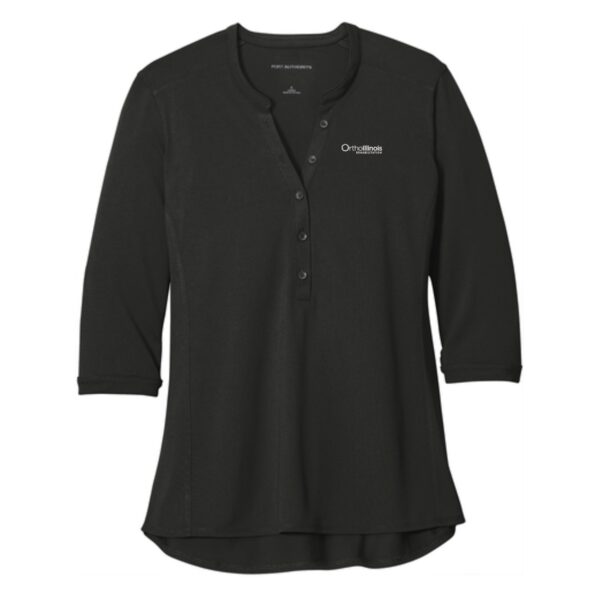 OrthoIllinois Rehabilitation Ladies Henley - Image 2