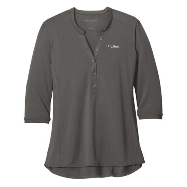 OrthoIllinois Rehabilitation Ladies Henley - Image 3
