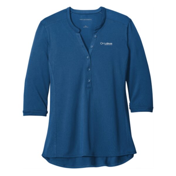 OrthoIllinois Rehabilitation Ladies Henley - Image 4