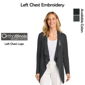 OrthoIllinois Rehabilitation Port Authority Ladies Breakwater Open Cardigan
