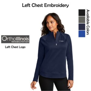 OrthoIllinois Rehabilitation Port Authority Ladies C-FREE Cypress 1/4-Zip
