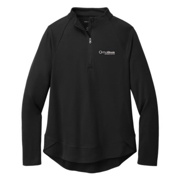 OrthoIllinois Rehabilitation Port Authority Ladies C-FREE Cypress 1/4-Zip - Image 2