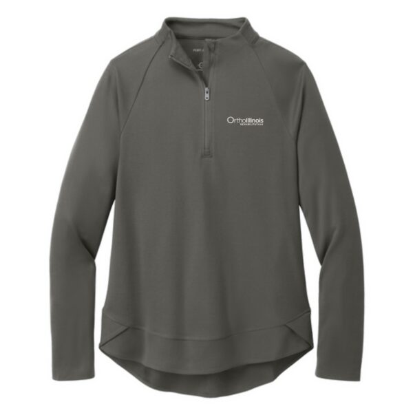 OrthoIllinois Rehabilitation Port Authority Ladies C-FREE Cypress 1/4-Zip - Image 3