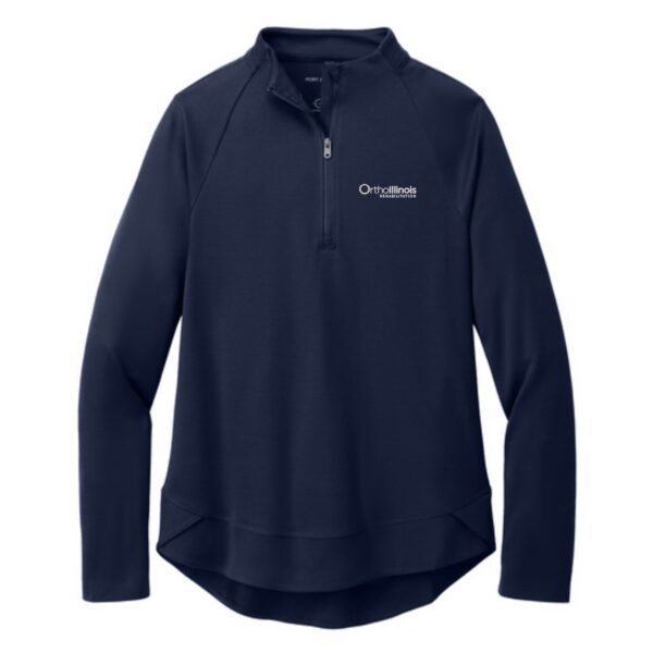 OrthoIllinois Rehabilitation Port Authority Ladies C-FREE Cypress 1/4-Zip - Image 5
