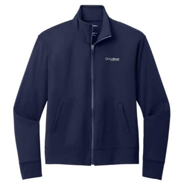 OrthoIllinois Rehabilitation Ladies Double Knit Full-Zip - Image 5