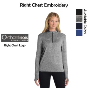 OrthoIllinois Rehabilitation Ladies Nike Performance 1/2-Zip Top