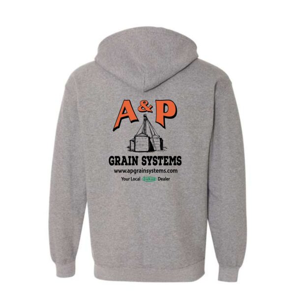 A & P Grain Systems Heavy Blend Full-Zip Hooded Sweatshirt - Image 5
