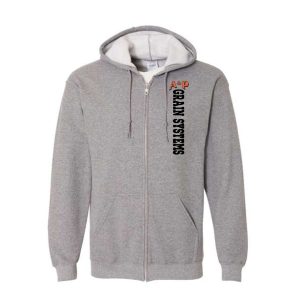 A & P Grain Systems Heavy Blend Full-Zip Hooded Sweatshirt - Image 4