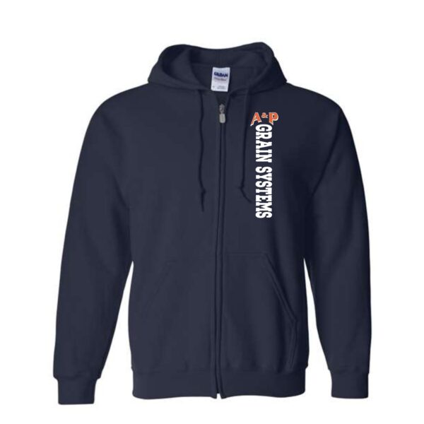 A & P Grain Systems Heavy Blend Full-Zip Hooded Sweatshirt - Image 6