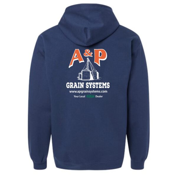 A & P Grain Systems Midweight Fleece Full-Zip Hooded Sweatshirt - Image 5