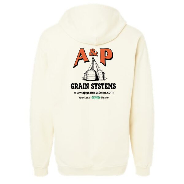A & P Grain Systems Midweight Fleece Full-Zip Hooded Sweatshirt - Image 7