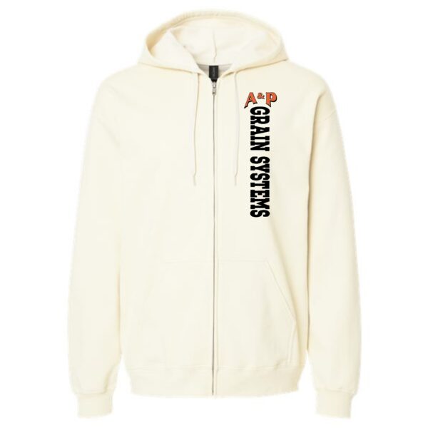 A & P Grain Systems Midweight Fleece Full-Zip Hooded Sweatshirt - Image 6