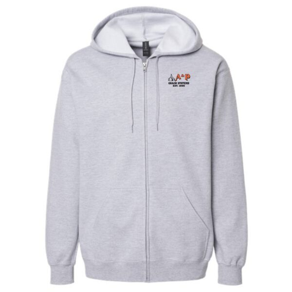 A & P Grain Systems Midweight Fleece Full-Zip Hooded Sweatshirt - Image 8