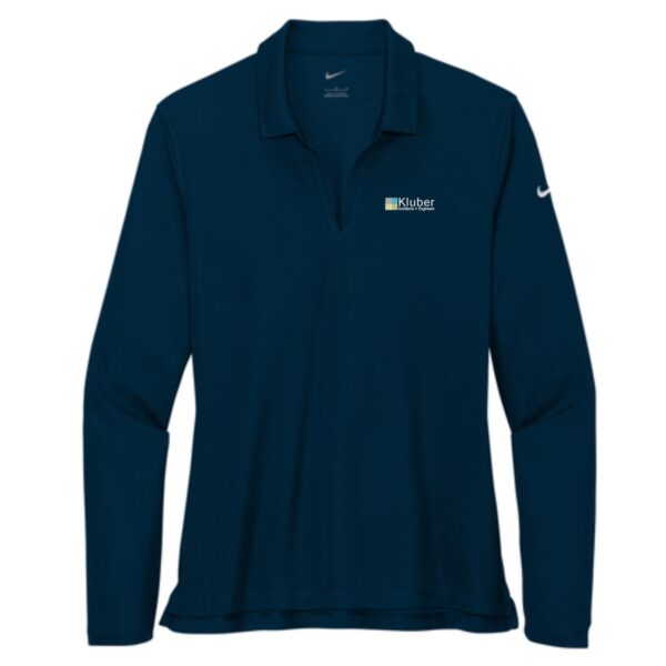 Kluber Architects + Engineers Ladies Nike Long Sleeve Polo - Image 2