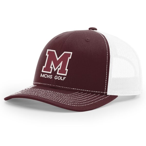 MCHS Golf Richardson Adjustable Snapback Trucker Cap - Image 4