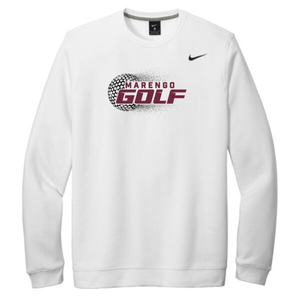 MCHS Golf Nike Club Fleece Crew - Image 2