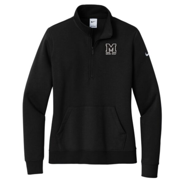 MCHS Golf Ladies Nike Sleeve Swoosh 1/2-Zip - Image 2