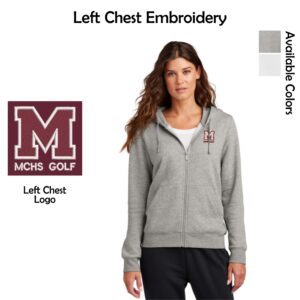 MCHS Golf Ladies Nike Full-Zip Hoodie