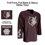 Prairie Ridge Jr. Wolves Cheerleading Adult & Youth Hockey Jersey