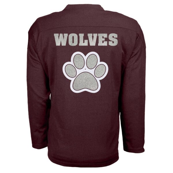 Prairie Ridge Jr. Wolves Cheerleading Adult & Youth Hockey Jersey - Image 3