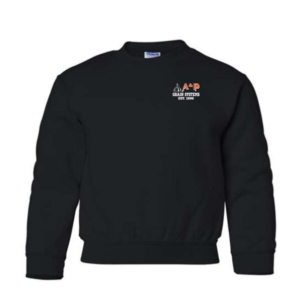 A & P Grain Systems Youth Heavy Blend Crewneck Sweatshirt - Image 2