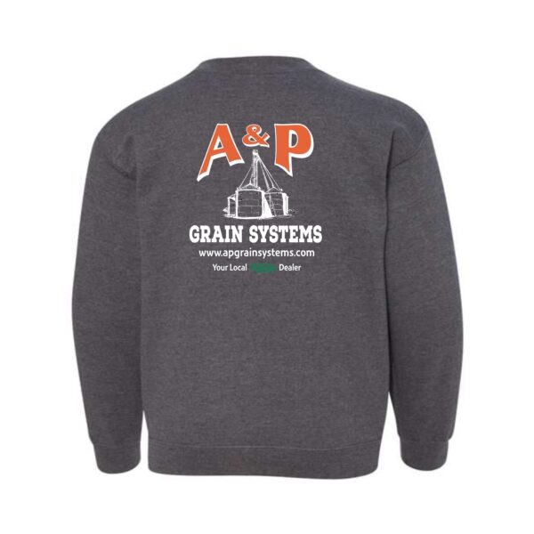 A & P Grain Systems Youth Heavy Blend Crewneck Sweatshirt - Image 5