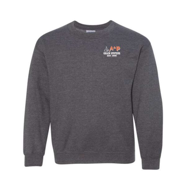 A & P Grain Systems Youth Heavy Blend Crewneck Sweatshirt - Image 4
