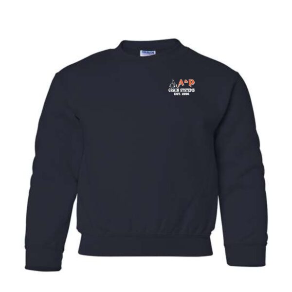 A & P Grain Systems Youth Heavy Blend Crewneck Sweatshirt - Image 6