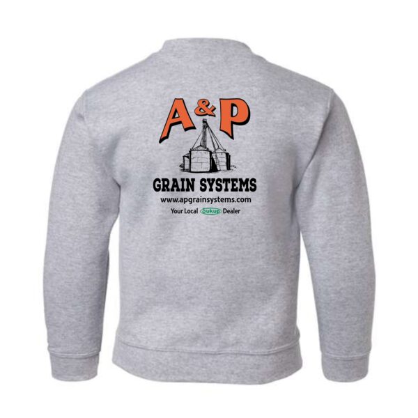 A & P Grain Systems Youth Heavy Blend Crewneck Sweatshirt - Image 9