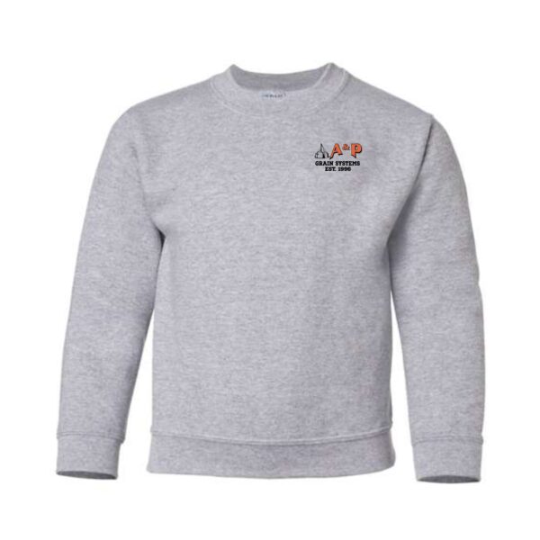 A & P Grain Systems Youth Heavy Blend Crewneck Sweatshirt - Image 8