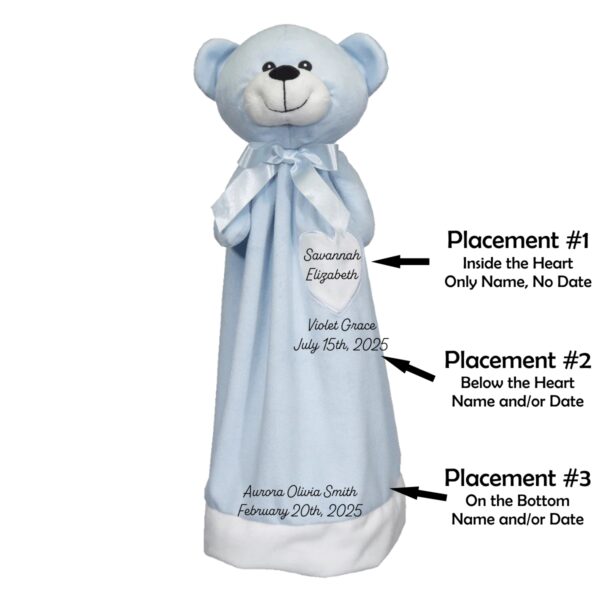 Blankey Buddy Blue Bear - Image 2