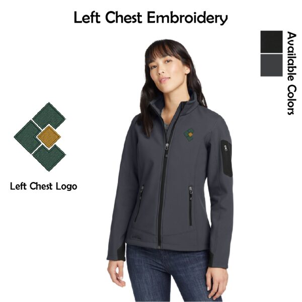 Cornerstone National Bank & Trust Ladies Eddie Bauer Soft Shell Jacket
