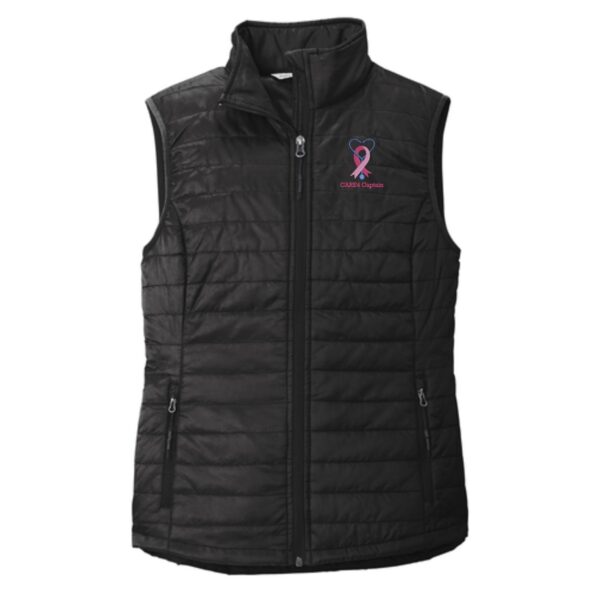 FHPC Ladies Care4 Captain Puffy Vest - Image 2