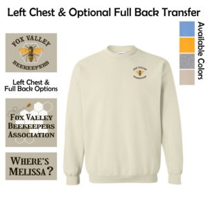 Fox Valley Beekeepers Crewneck Sweatshirt